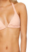 Luli Fama Jagged Bombshell Triangle Halter Top